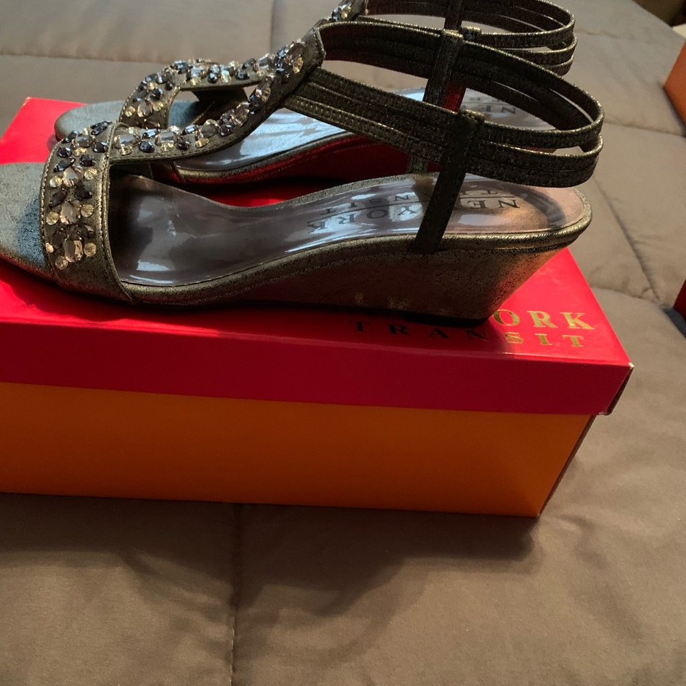 Dress shoes. Pewter